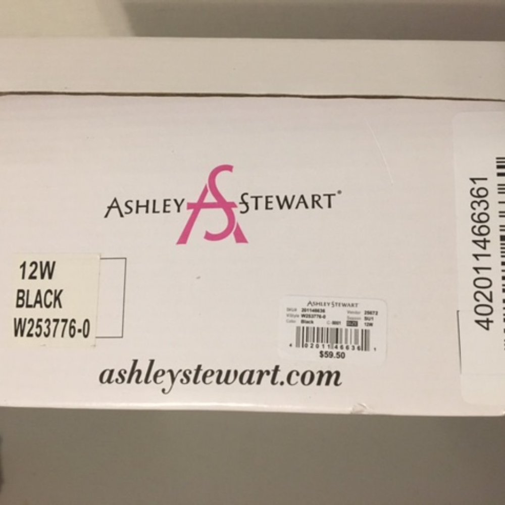 Black Booty Shoe Ashley Stewart